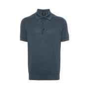 Petroleumsblå Piqué Polo Shirt