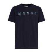 Marineblå Logo T-Skjorte