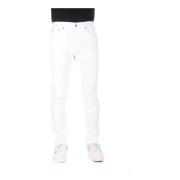 Herre Slim-fit Jeans, Hvit