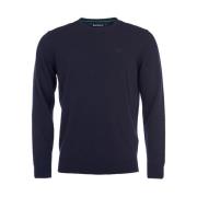 Navy Essential Lambswool Genser