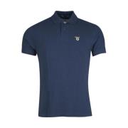 Crest Logo Tartan Polo Shirt