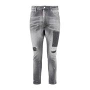 852 Lys Grå Slim-fit Jeans