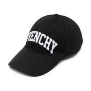 Svart baseballcaps med Givenchy College broderi