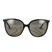 Stilige Gucci solbriller med Gg1076S 001 kjede