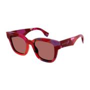 Røde solbriller for kvinner