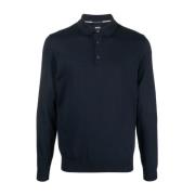 Slim Wool Polo Skjorte