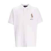 Slim Fit Bomull Mesh Polo