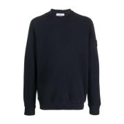 Blå Aw23 Herresweatshirt - Stilig og Komfortabel