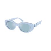 Blå Speil Solbriller