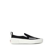 Logo Slip on Sneakers Svart/Hvit