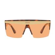 Stilige Ve2254 Solbriller med Mørk Oransje Linse