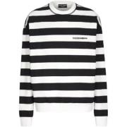 Stripet Print Sweatshirt