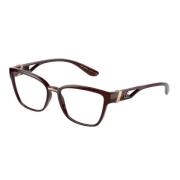 Elegant Bordeaux Transparent Brille