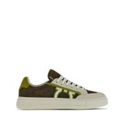 Gancini Grønne Skinn Sneakers