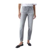 Slim-fit Grå Denim Jeans