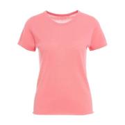 Rosa T-skjorte for kvinner