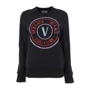 Bomullshettegenser fra Versace Jeans Couture