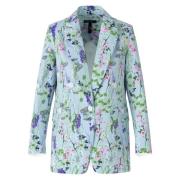 Blomstermønstret blazer