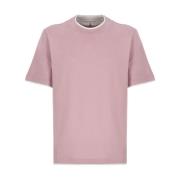 Rosa T-skjorte for menn