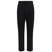 Sorte Lin Straight-Leg Track Pants