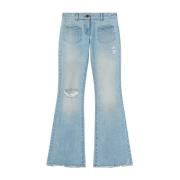 Lys Blå Bootcut Jeans