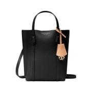 Sort Perry Grained-Skinn Tote Bag