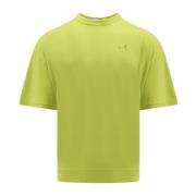 Grønn Crew-Neck T-Skjorte