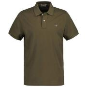 Grønn Gant Reg Shield Pique Polo Ss T-Shirt