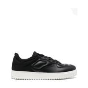 Sort Skinn Casual Sneaker