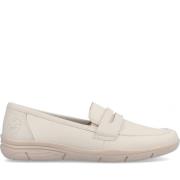 Beige skinnloafers