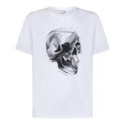 T-skjorte med Dragonfly Skull print