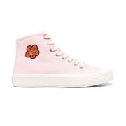 Rosa Boke Flower High-Top Sneakers