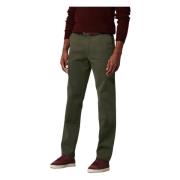 Grønne bukser med regular fit og høy kvalitet