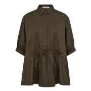 Army Cotton Crisp Wing Bluse