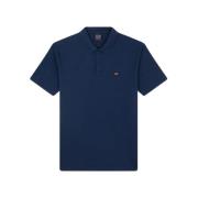 Garment Dyed Piqué Cotton Polo With Iconic Badge