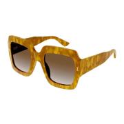 Bærekraftige gule solbriller