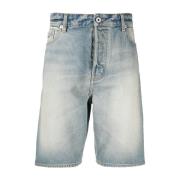 Stone Bleach Dirty Himawari Sh Denim Shorts
