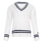 Tova Sweater - Ecru/Marine