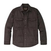 Quiltet Jac-Shirt Marrone Scuro Aw23