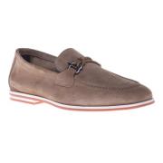 Loafer in taupe suede