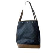 Pre-owned Brunt lerret Louis Vuitton Noe