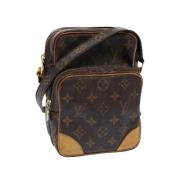 Pre-owned Brunt lerret Louis Vuitton Amazone