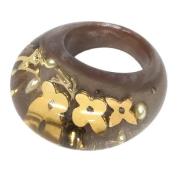 Pre-owned Brunt stoff Louis Vuitton Ring