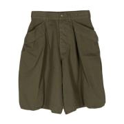 Oliven Herringbone Multipocket Shorts