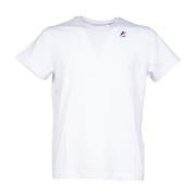 Hvit Edouard T-skjorte med Fargerikt Logo