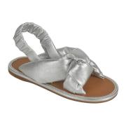 Sølvflate Sandaler