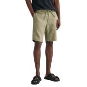 Grønn Gant Relaxed Linen Ds Shorts Shorts