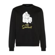 Svart Homer Simpson Sweatshirt