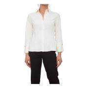 Lang Erme Ivory Fluid Bluse