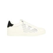 Lær Sneakers & Sports Off White+Black